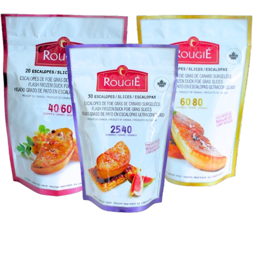 Flash-frozen duck foie gras slices - Rougié